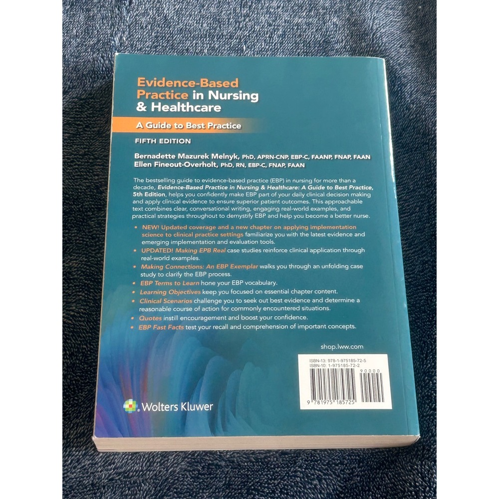 Evidence-Based Practice in Nursing & Healthcare 5th Ed Melnyk Unused Access Code - Picture 2 of 10